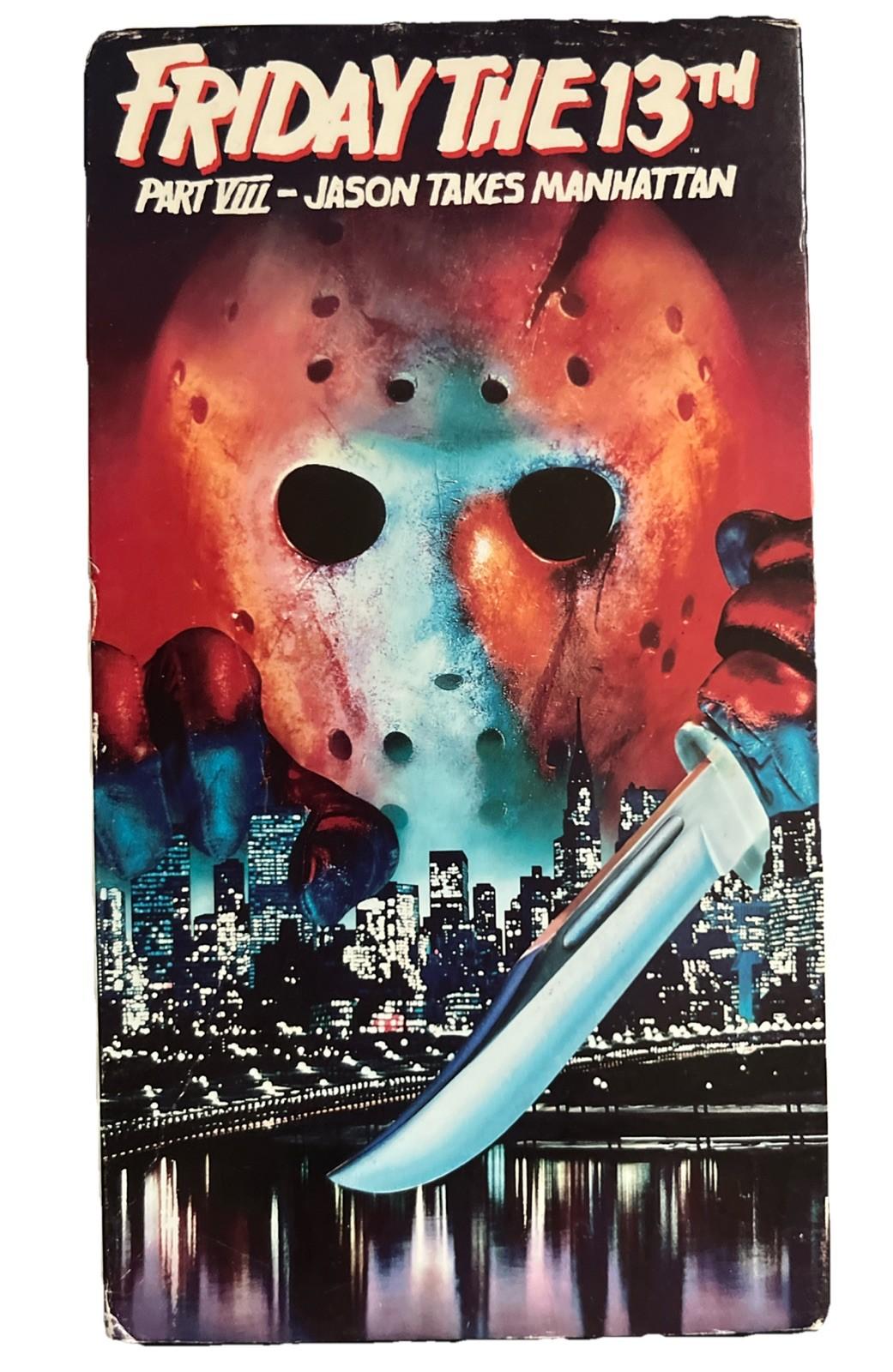 Friday the 13th Part 8 VIII: Jason Takes Manhattan (VHS 1989) Voorhees Paramount