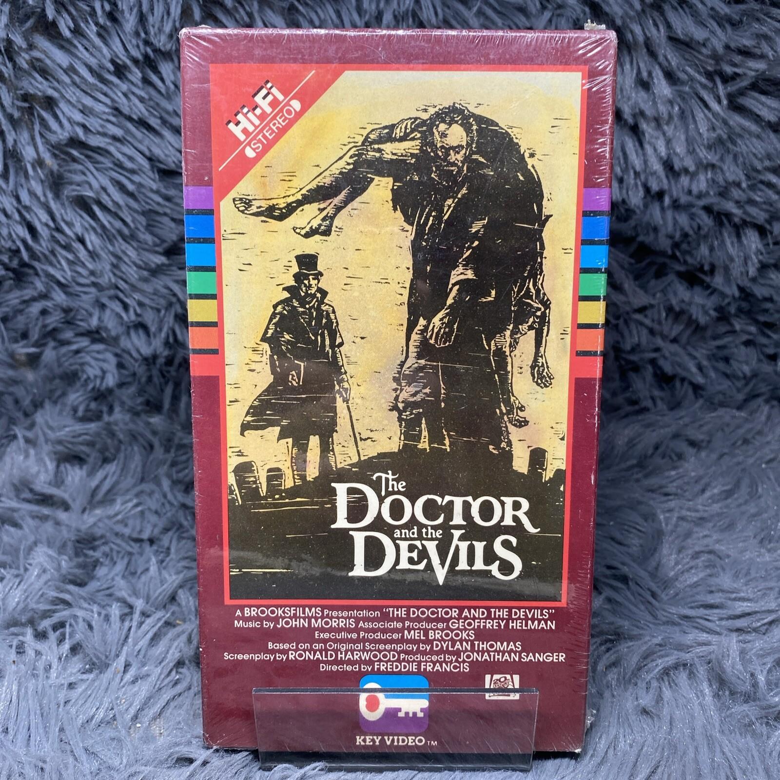 The Doctor And The Devils VHS Tape 1985 Slasher Horror Key Video Release Sealed