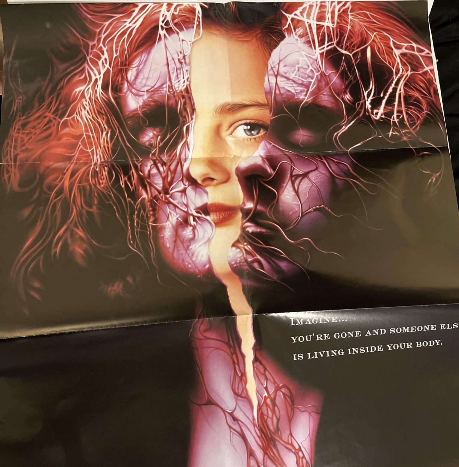 "BODY SNATCHERS THE INVASION CONTINUES"  1993 ORIGINAL SHEET POSTER!