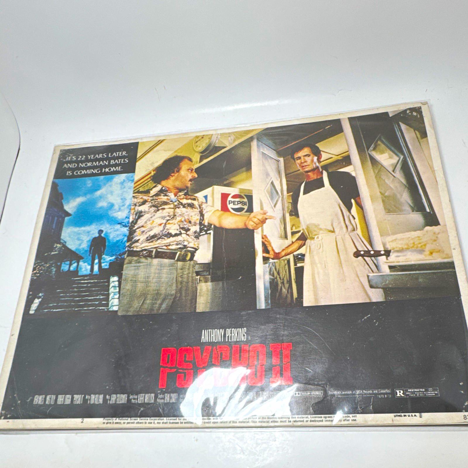 Psycho II Original US One-Sheet Movie Poster 27x41 (1983) Anthony Perkins