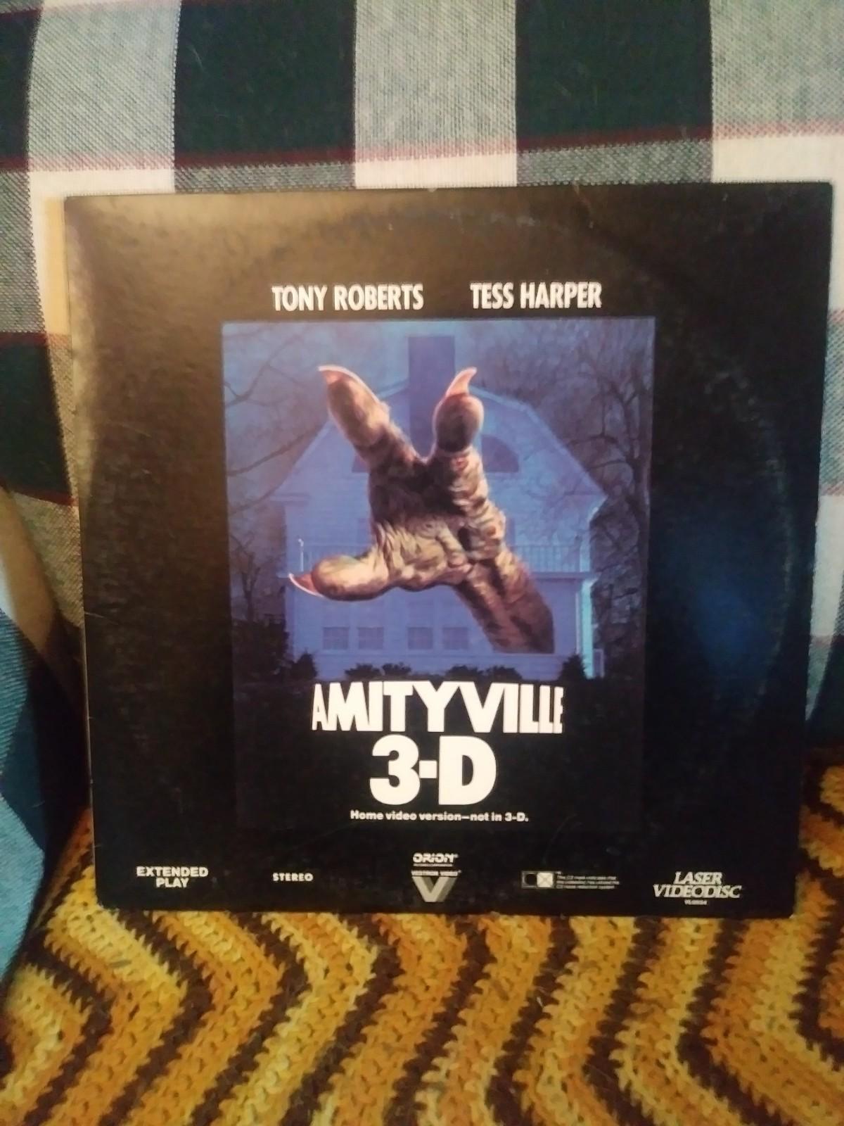 Amityville 3-D Laserdisc-Tony Roberts, Tess Harper-(Not in 3-D) 1984 Horror