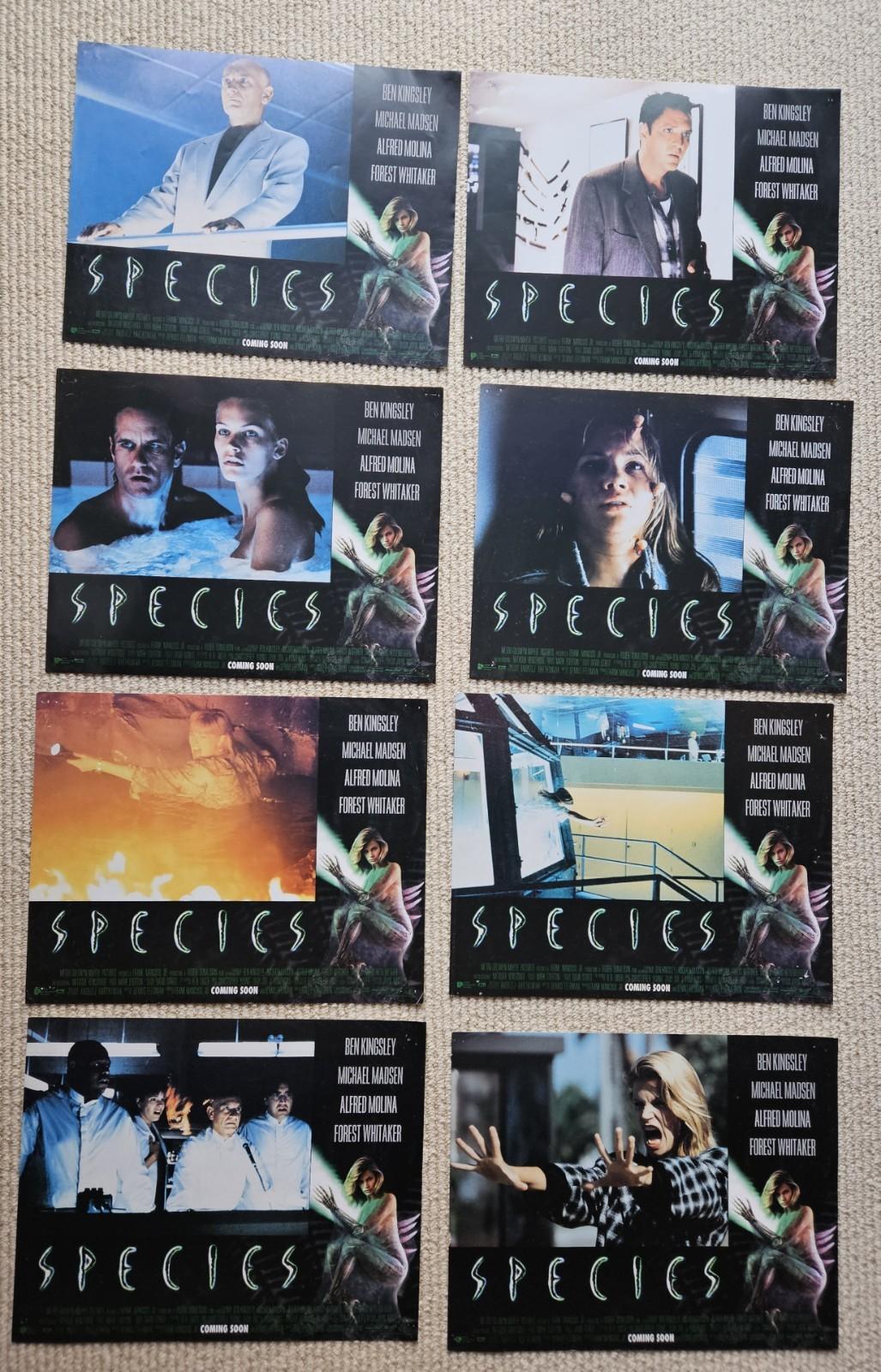 Species 1993 original US 11x14 lobby set  Whitaker Kingsley Michelle Williams