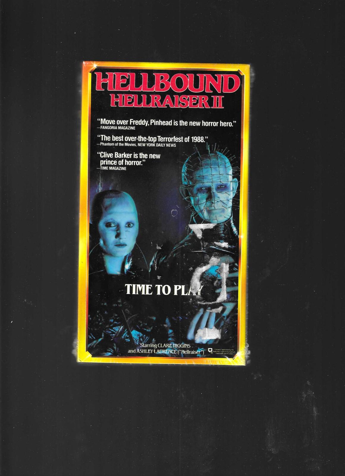 Hellbound Hellraiser 2 VHS 1990 StarMaker Clive Barker Horror SEALED 