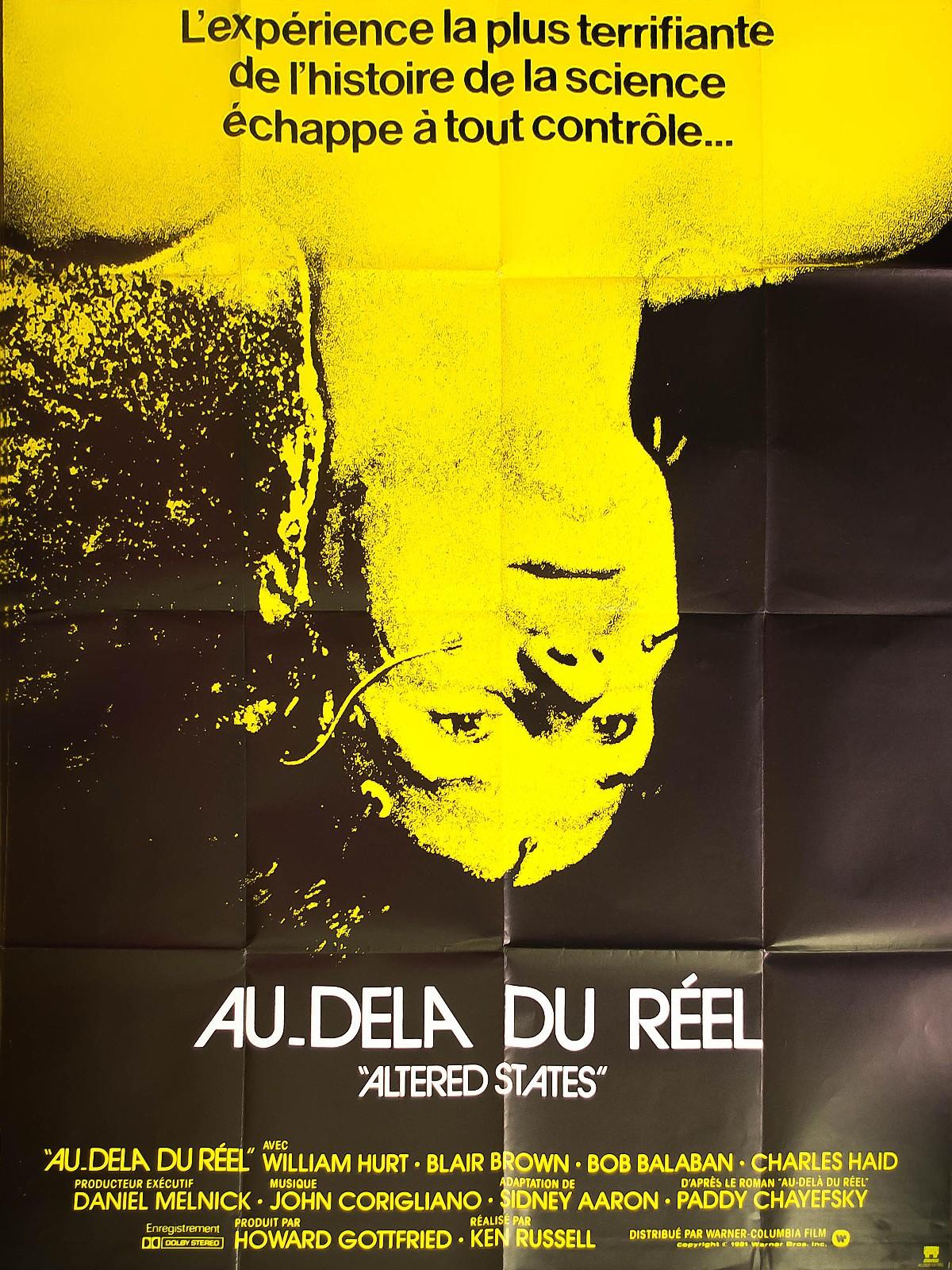ALTERED STATES French Grande Vintage Movie Poster Original 1980