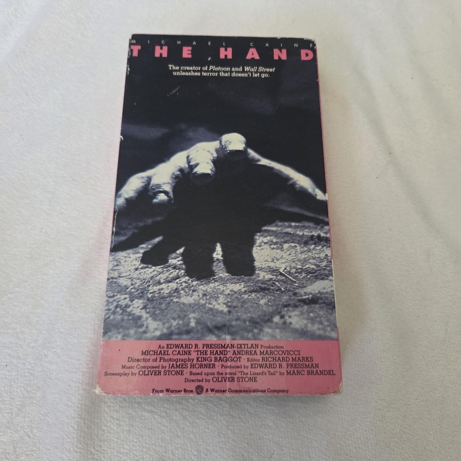 The Hand Vintage RARE VHS Horror Movie Cult Classic Collection