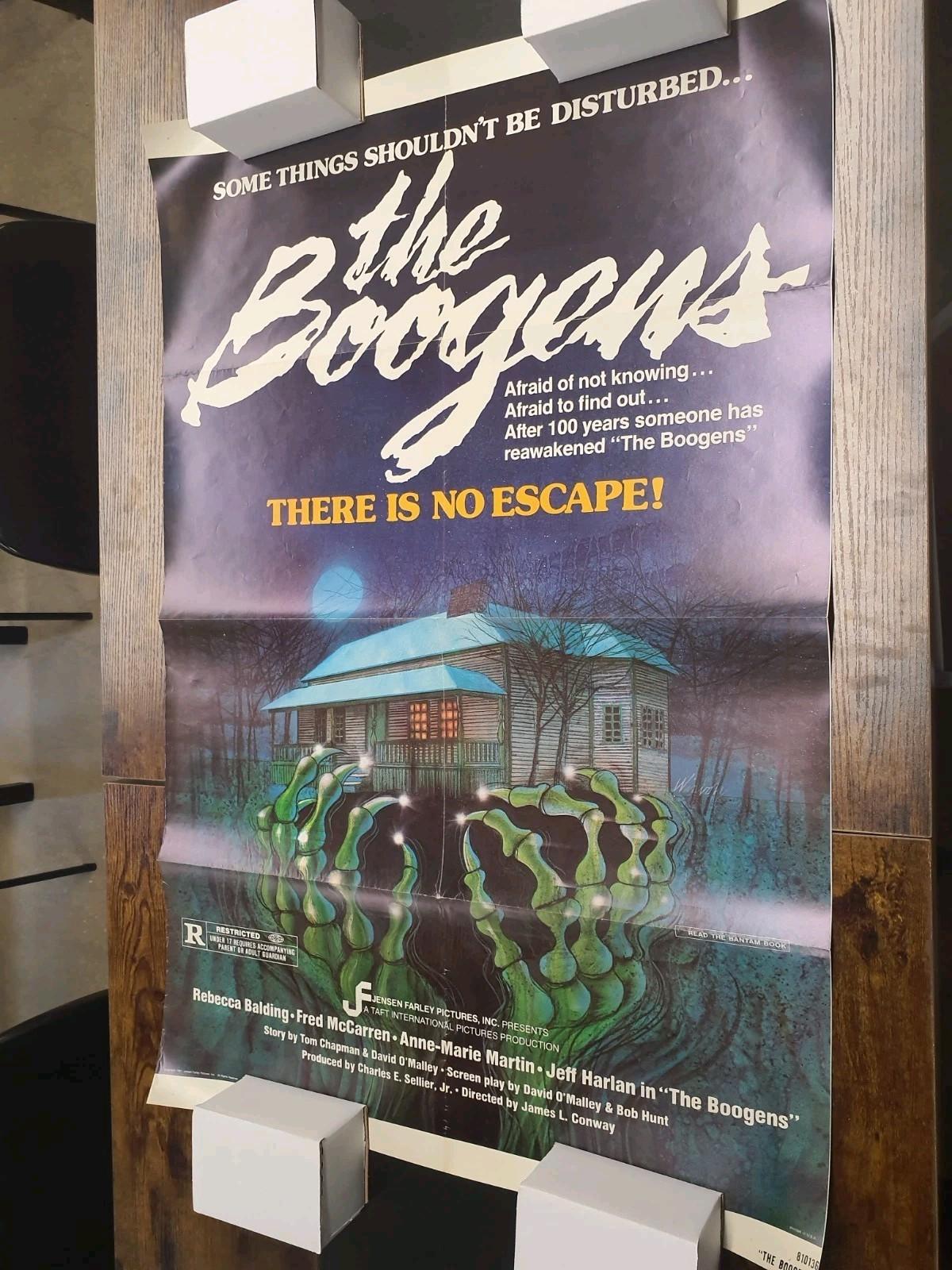 The Boogens 1981 folded one sheet movie poster 27X41 HORROR ( TL26 )