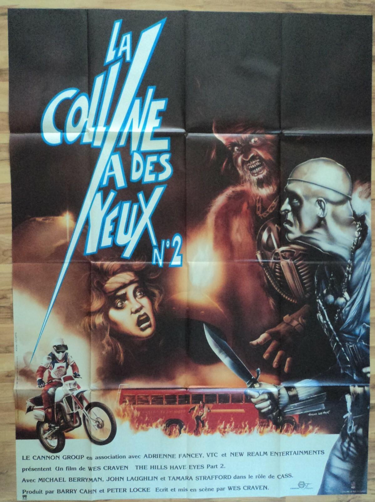 HILLS HAVE EYES 2 1985 Original movie poster Large Wes Craven Horror RARE