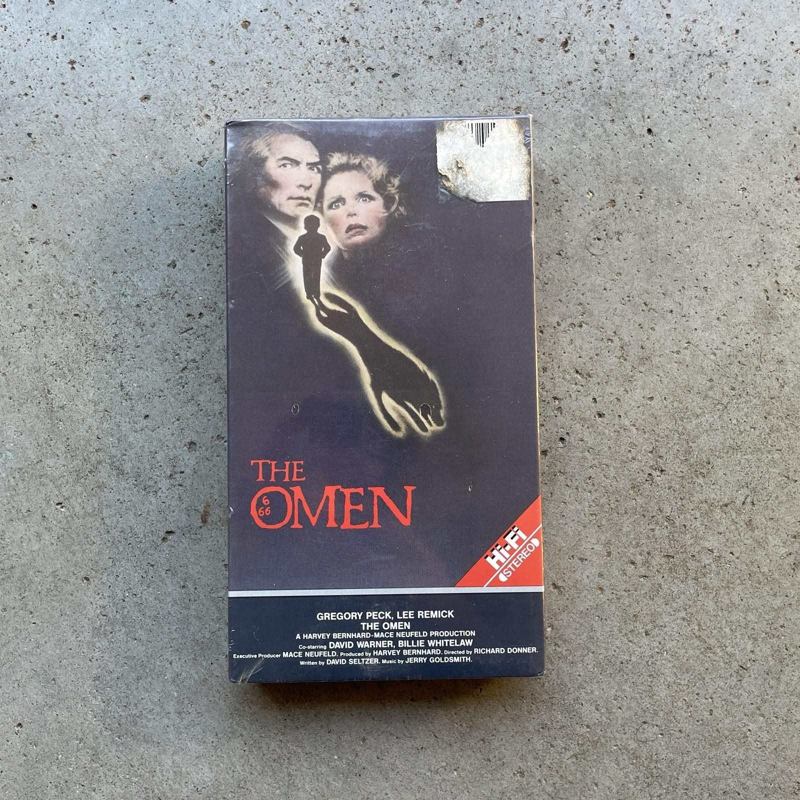 The Omen VHS, 1874 Sealed New CBS FOX Hi-Fi Stereo Horror Rare Oop