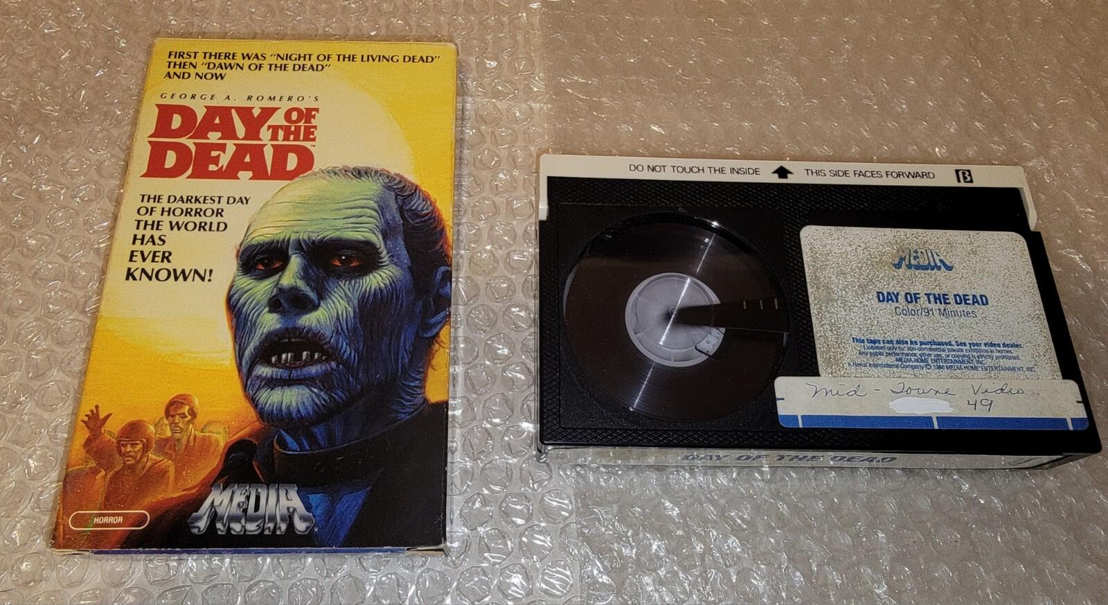 DAY OF THE DEAD - BETA RARE 1985 George Romero HORROR ZOMBIES - MEDIA 1st Press