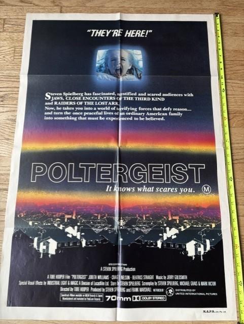 RARE! Close Encounters POLTERGEIST Australian ONE SHEETS-  Original Movie Poster