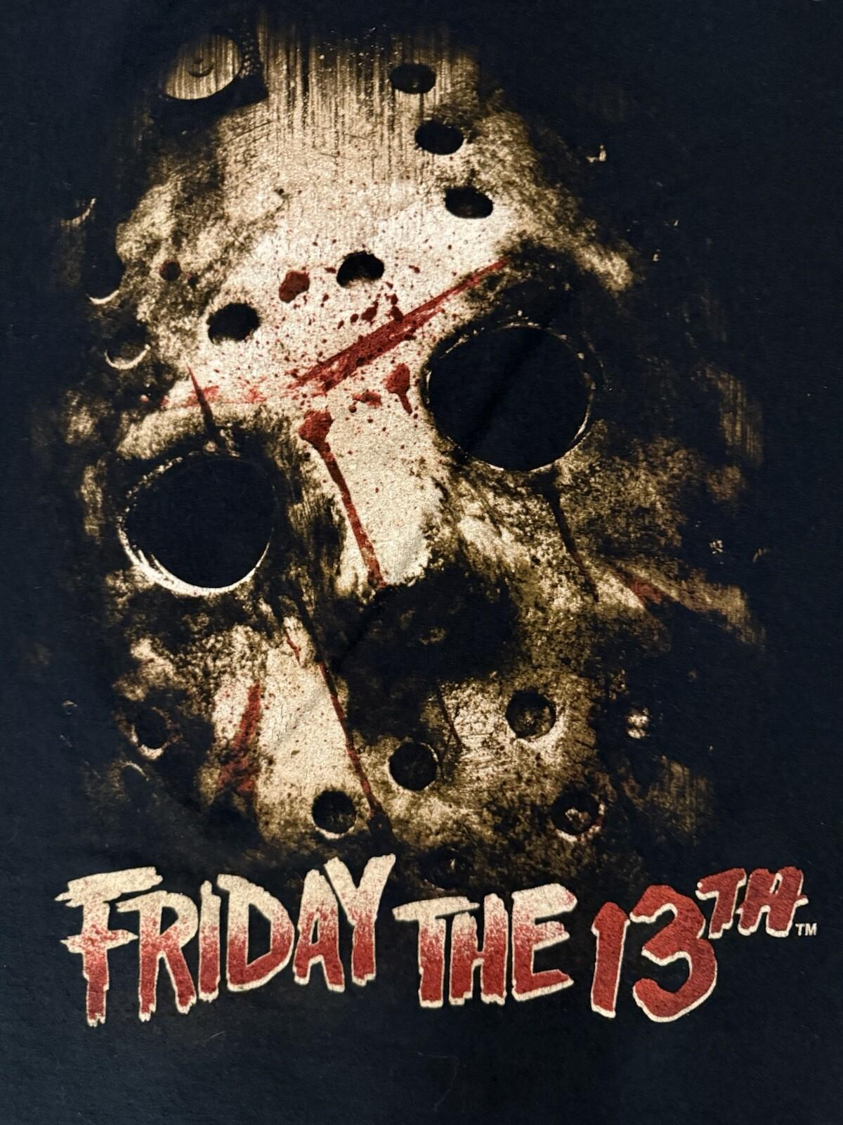 Vintage Jason Voorhees Friday The 13th T Shirt 80s Slasher Horror (Adult Large)