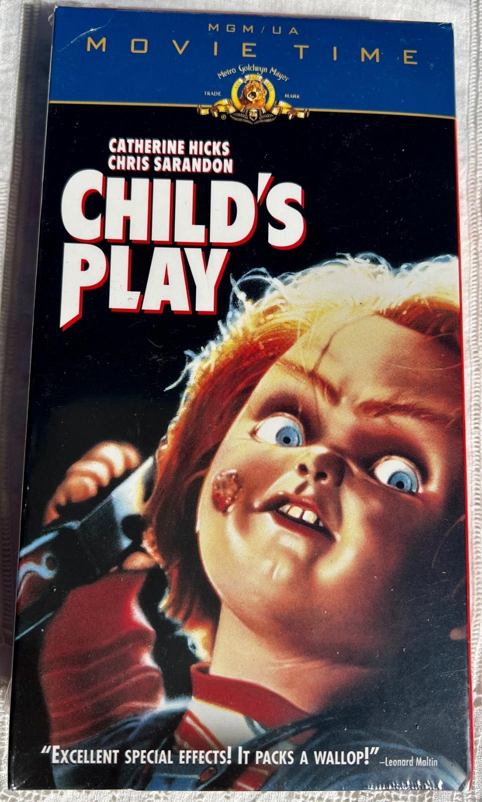 *NEW* *STILL SEALED* CHILD'S PLAY 1988 VHS Tape/ Videotape