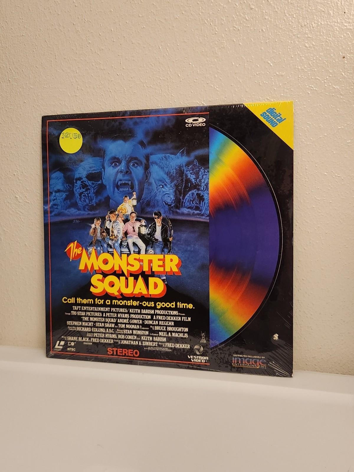 THE MONSTER SQUAD Brand New Sealed LASERDISC *Hole-punched* CD Video 1987 Rare