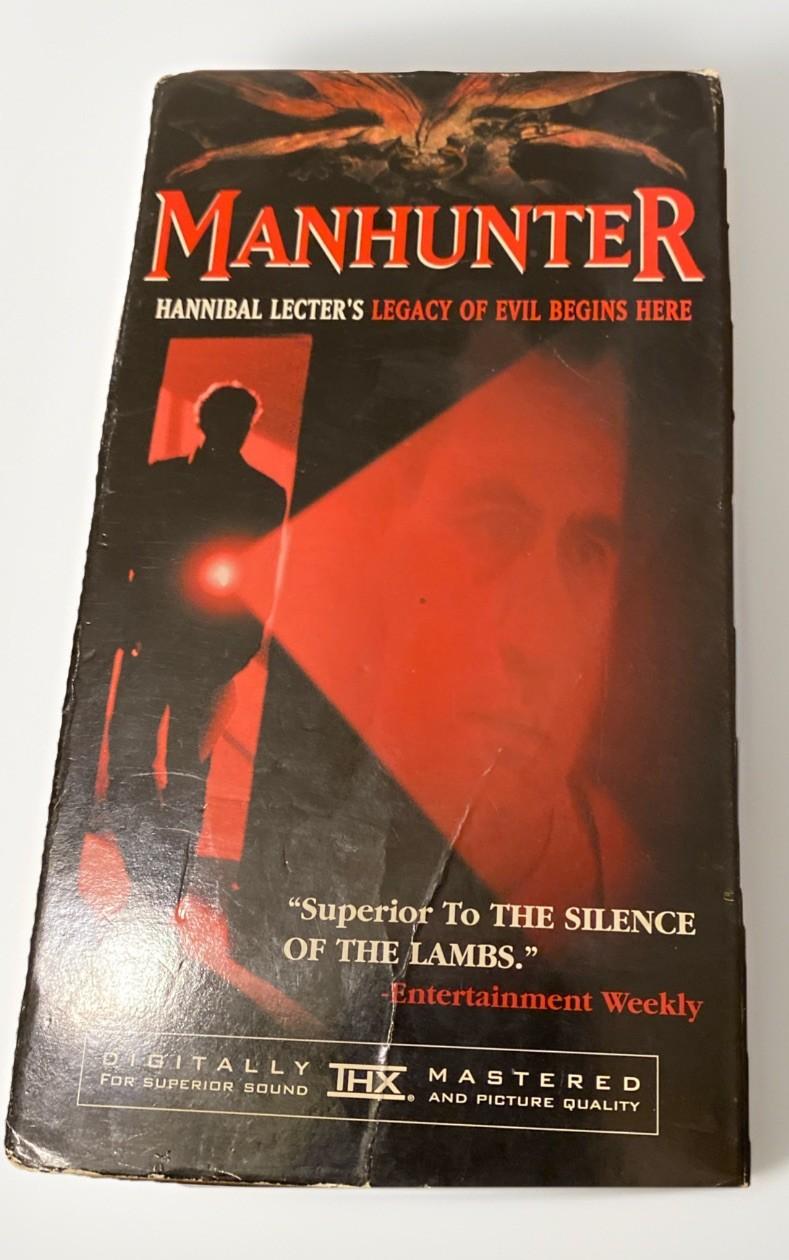 Manhunter 1986 VHS Video Tape Hannibal Lecter Debut Rare Horror Thriller Scary