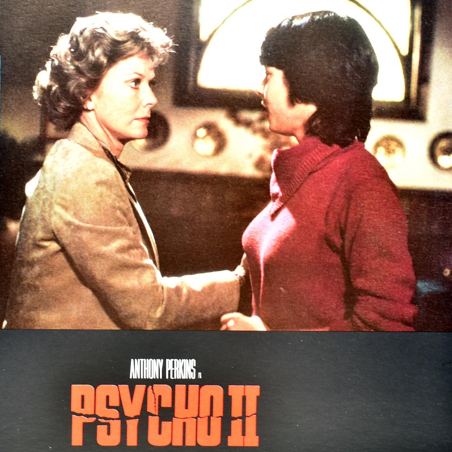 1983 Psycho II 2 Anthony Perkins Vera Miles Meg Tilly Robert Loggia Lobby Card 6