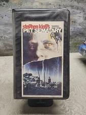 Stephen King's Pet Sematary (VHS, 1989) Horror G/VG Tested Rare Copy Original 