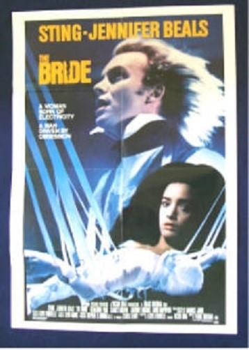 THE BRIDE RARE STYLE B ORIGINAL 27X41 MINT MOVIE POSTER 1985 STING FRANKENSTEIN