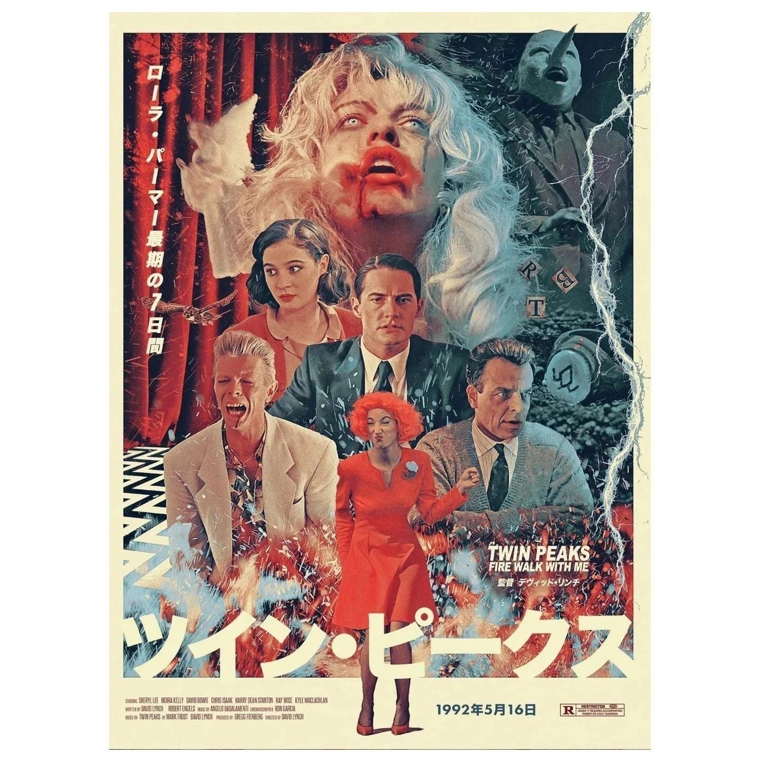 Twin Peaks Fire Walk With Me Japanese Movie Poster May 16 1992