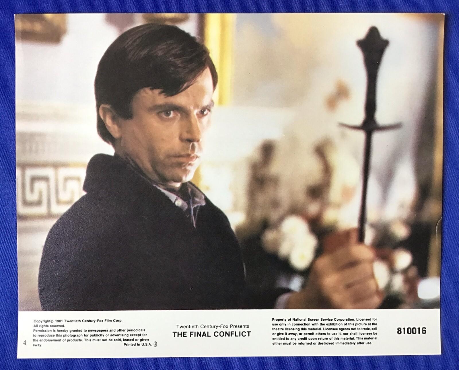THE FINAL CONFLICT - 1981 Lobby Card Photo Movie Still Color 8x10 - SAM NEILL