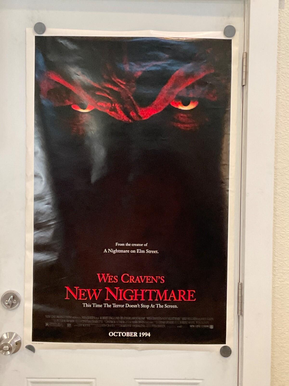40x27 Wes Craven's NEW NIGHTMARE Original Movie Poster 1 Sheet Double Sided 1994