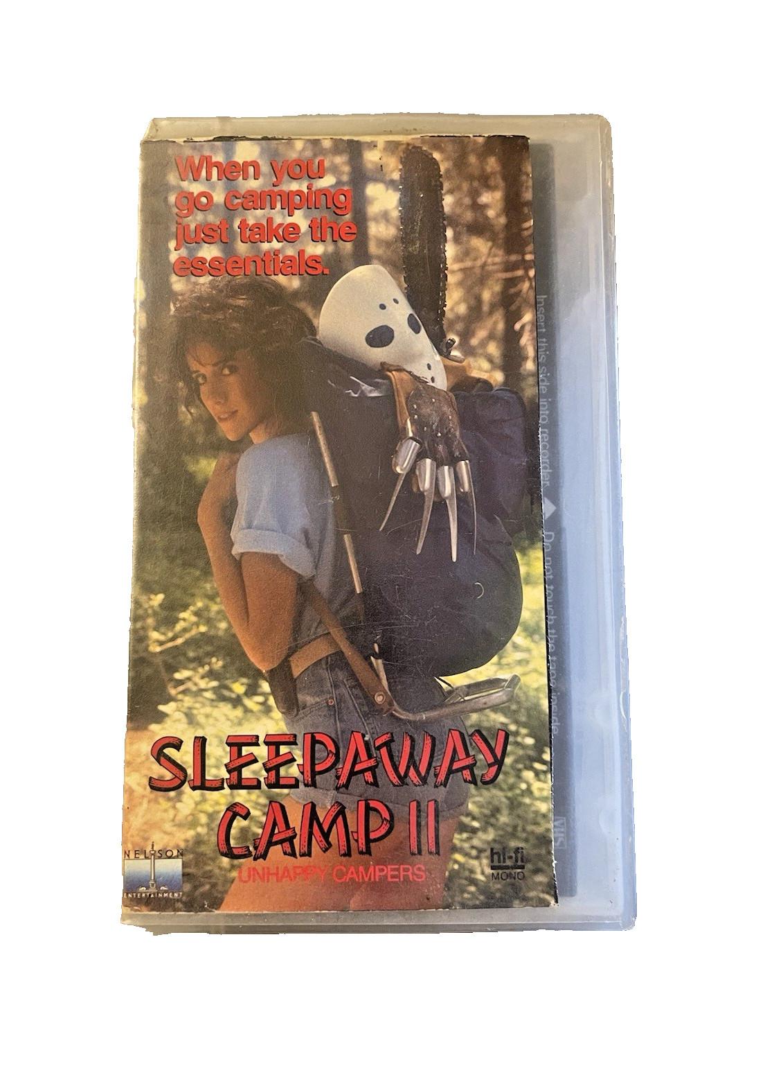 Sleepaway Camp 2- Unhappy Campers VHS 1990 Horror Movie Rated R