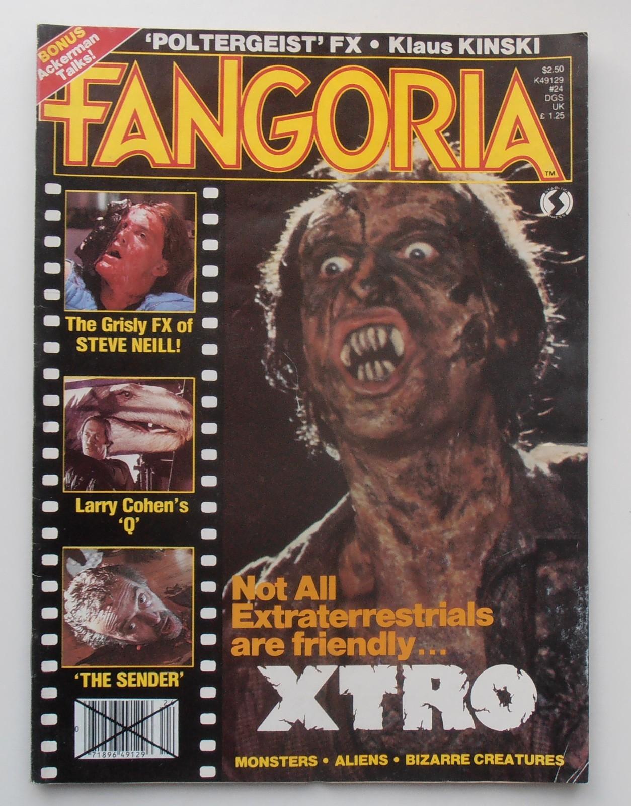 FANGORIA #24 1982 XTRO Q THE SENDER POLTERGEIST