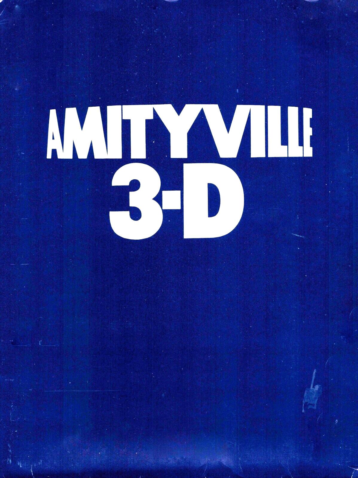 AMITYVILLE 3-D Original 1983 Movie Press Kit  - 4 Photos  36 Pages Tony Roberts