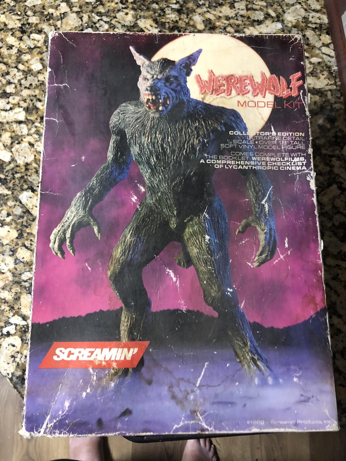 Werewolf Model Kit 1988 Screamin’  18” Tall When Built