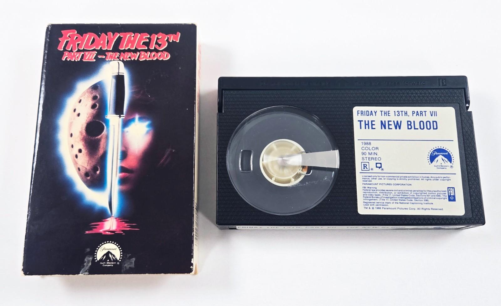 Friday the 13th Part VII The New Blood Betamax Beta Tape 1988 Movie Horror Video