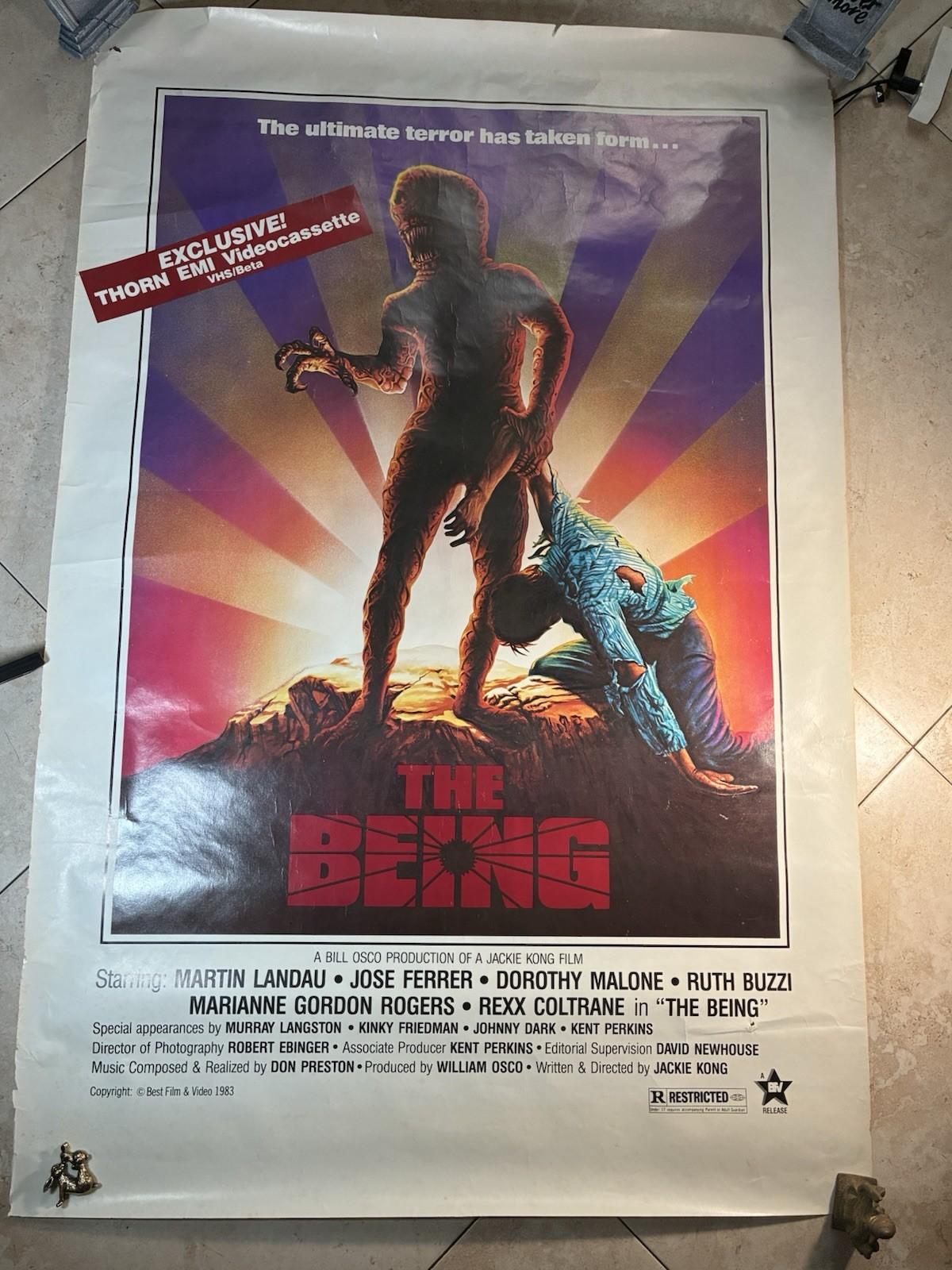 The Being Multicolor 1983 Horror Poster Thorn EMI VHS Beta Cult Movie Vintage