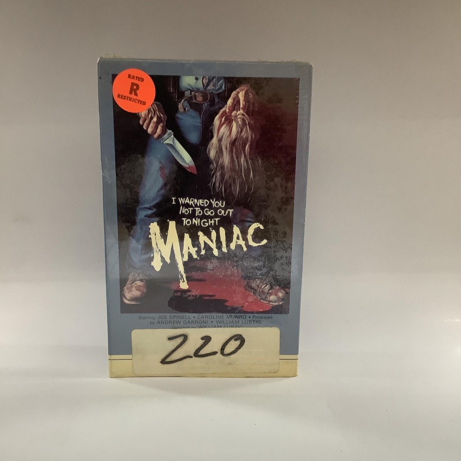 RARE! 1981 MANIAC Beta Not VHS VIDEO TAPE, Media Home Ent.,Caroline Munro 6L
