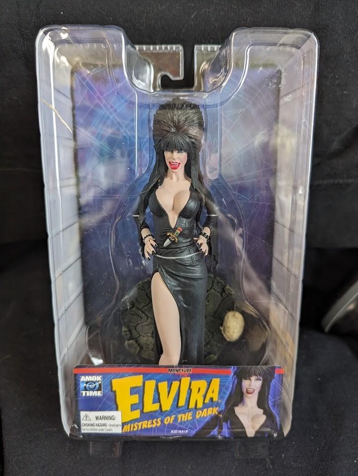 Amok Time Monstarz Elvira Mistress Of The Dark Variant Figure Winking Sealed new
