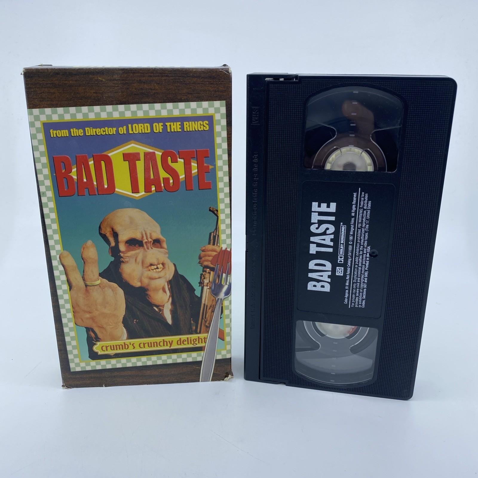 Bad Taste VHS 2001 Anchor Bay OOP NTSC Peter Jackson Cult Sci-Fi Horror Rare