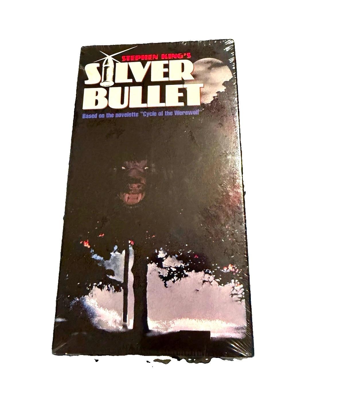 Sealed Paramount Silver Bullet VHS 1985 NTSC R Horror/Suspense English