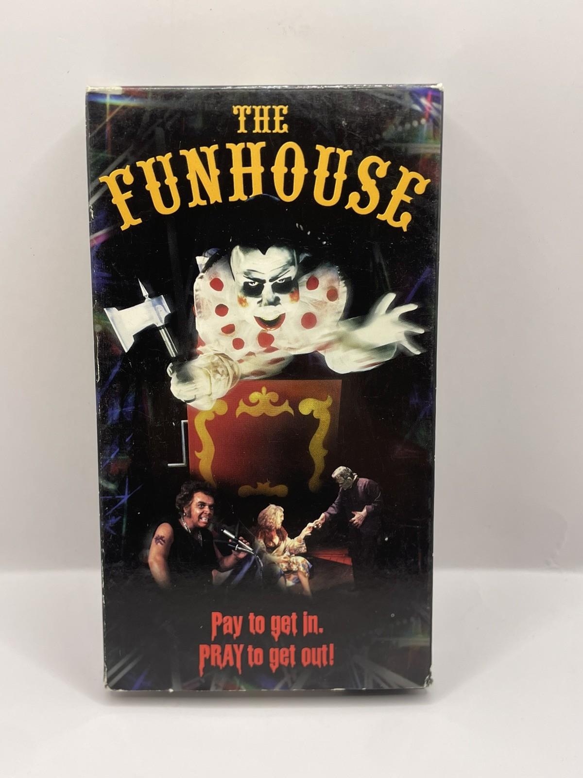 The Funhouse VHS 1981 Horror Movie by Tobe Hooper Vintage GoodTimes Video TESTED
