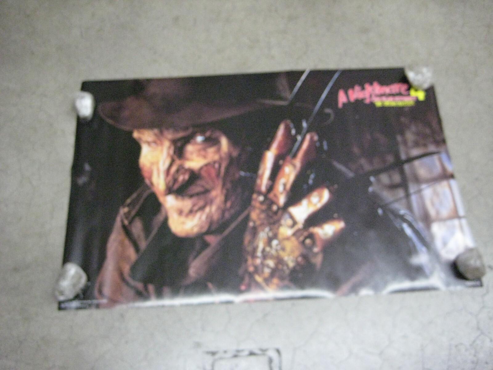 Nightmare on Elm Street 4  Poster Vintage 1988 movie dream master C1039