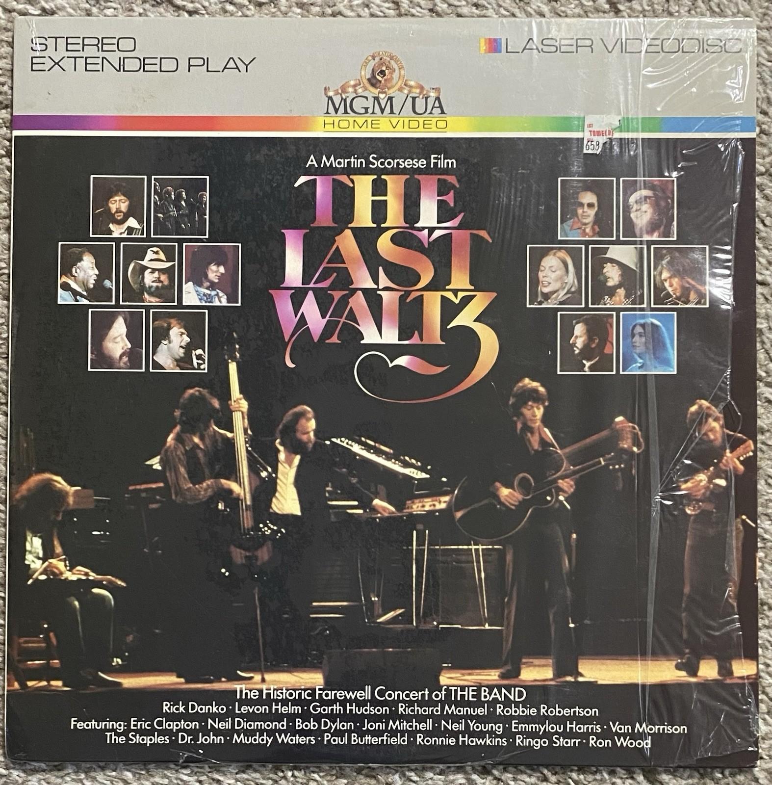The Last Waltz (Laserdisc) With Org Shrink, Stereo  A MARTIN SCORSESE Film