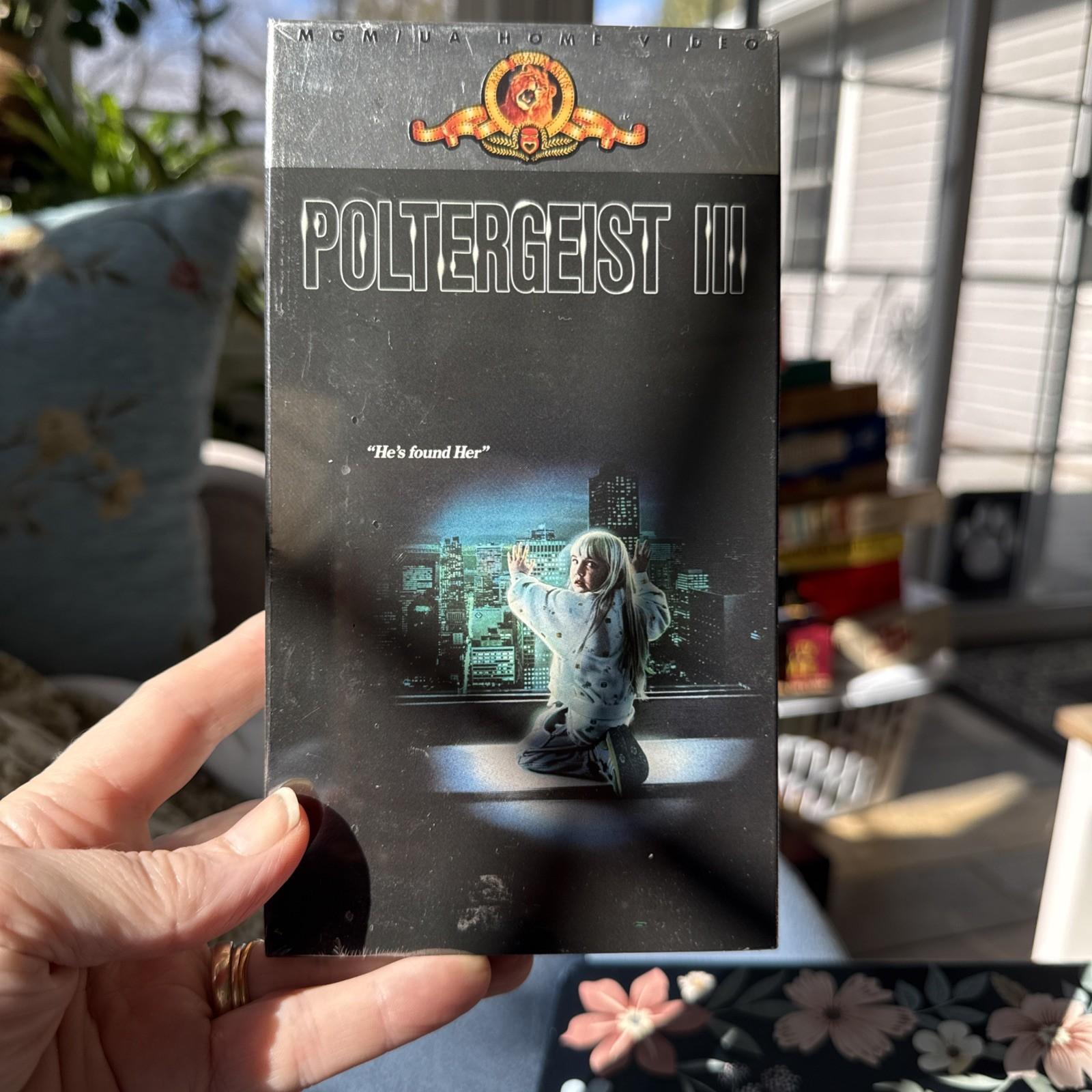 Poltergeist III: (VHS 1989) Horror Ghost Suspense Movie NEW SEALED MGM