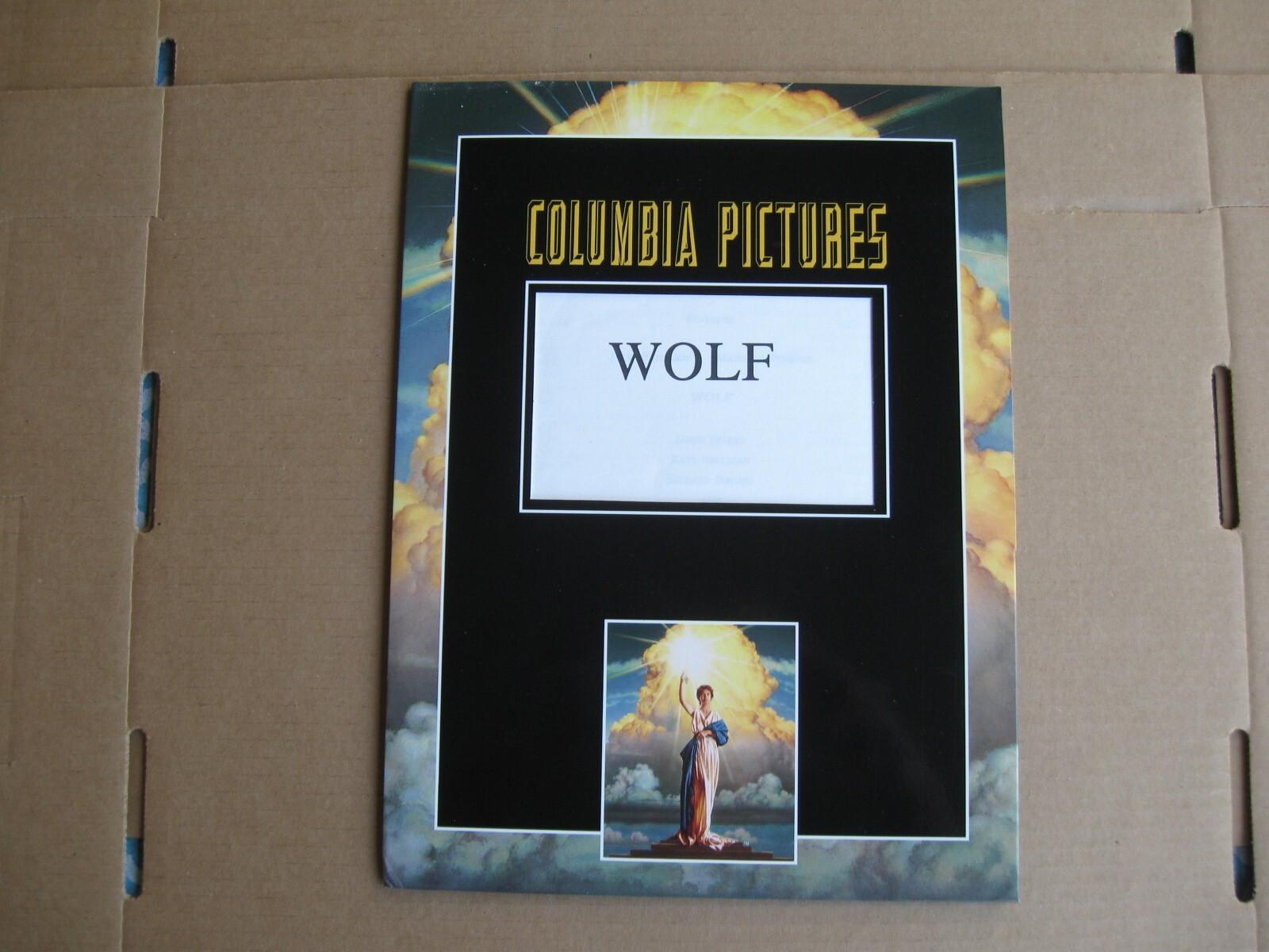 WOLF press kit 1994 Jack Nicholson, Michelle Pfeiffer, James Spader - 3 photos
