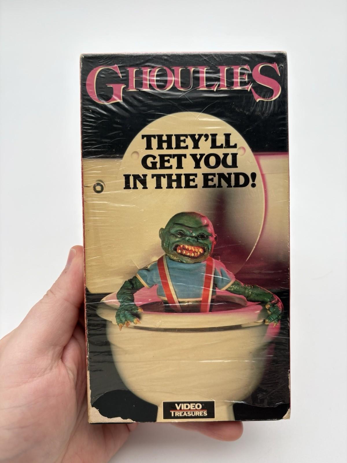 Ghoulies VHS (1985) Vestron Video - Rare - Horror