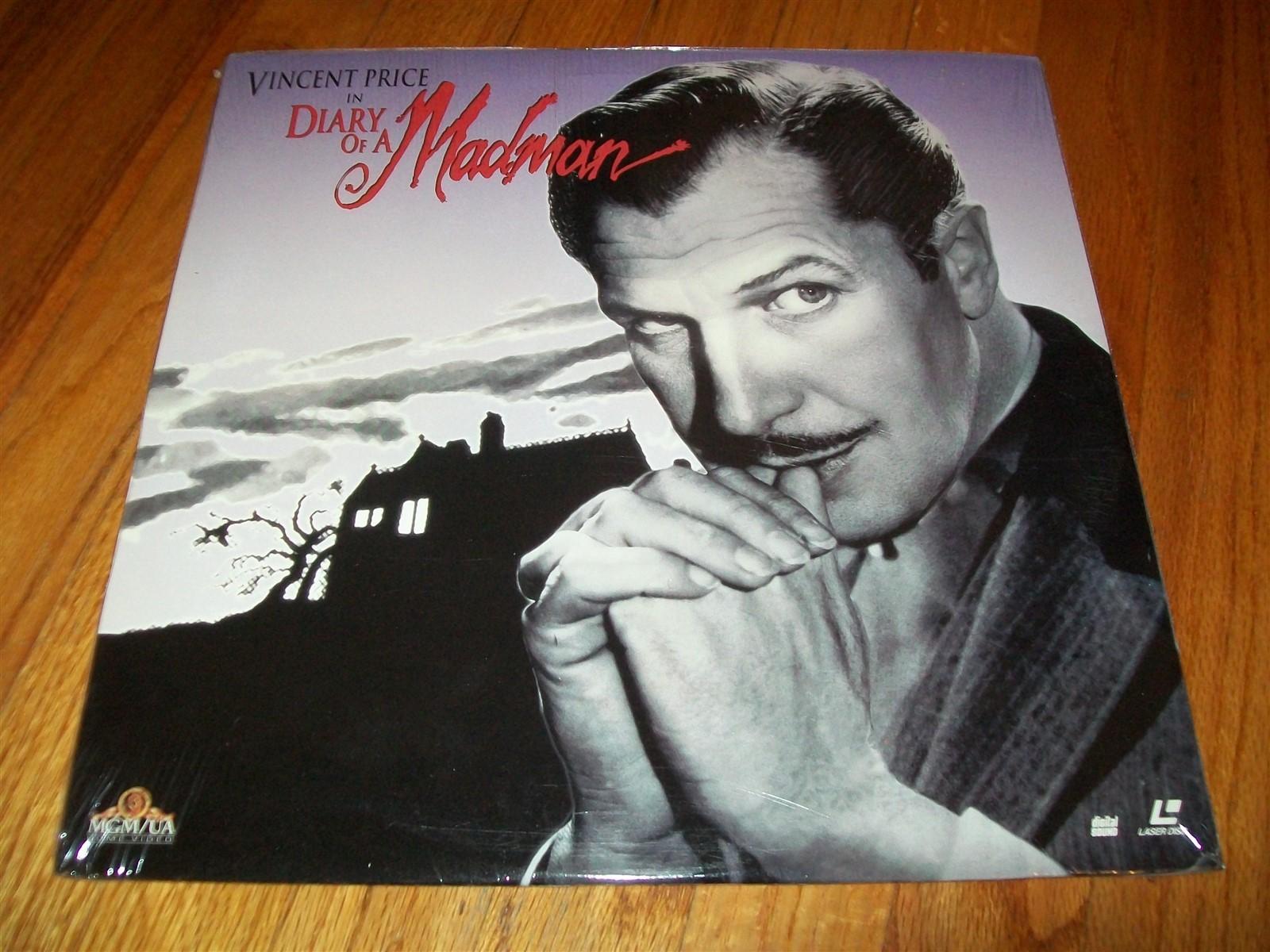 DIARY OF A MADMAN Laserdisc LD BRAND NEW SEALED VERY RARE VINCENT PRICE STARS!