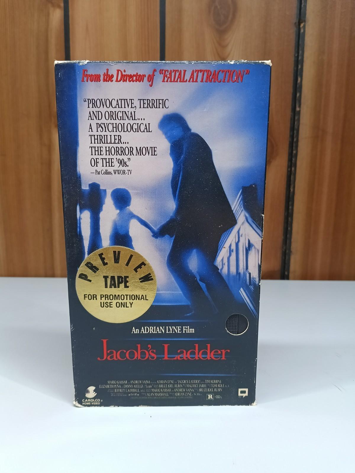 Jacob's Ladder 1991 VHS Rare Screener Preview Tape Horror Thriller 