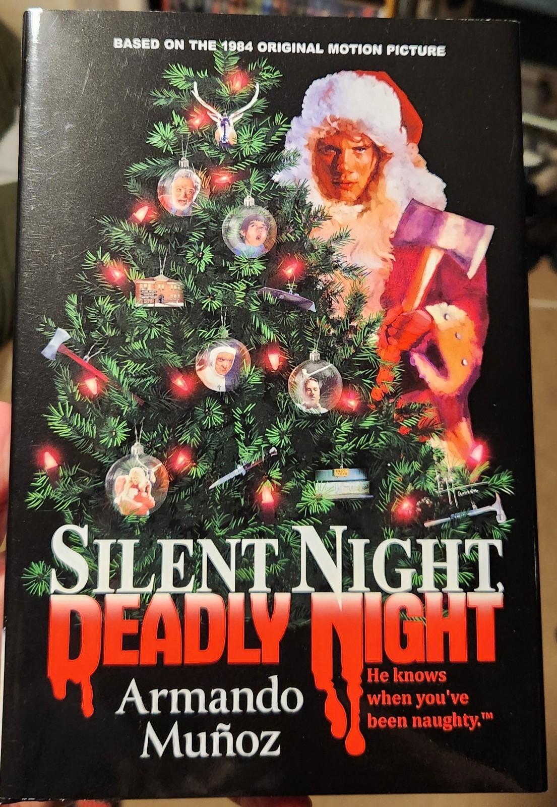 SILENT NIGHT DEADLY NIGHT Novelization SLASHER Armand Munoz RARE Signed Card OOP