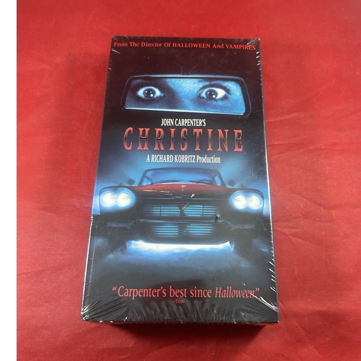 Christine VHS 1983 John Carpenter Widescreen R NTSC Columbia Pictures Sealed