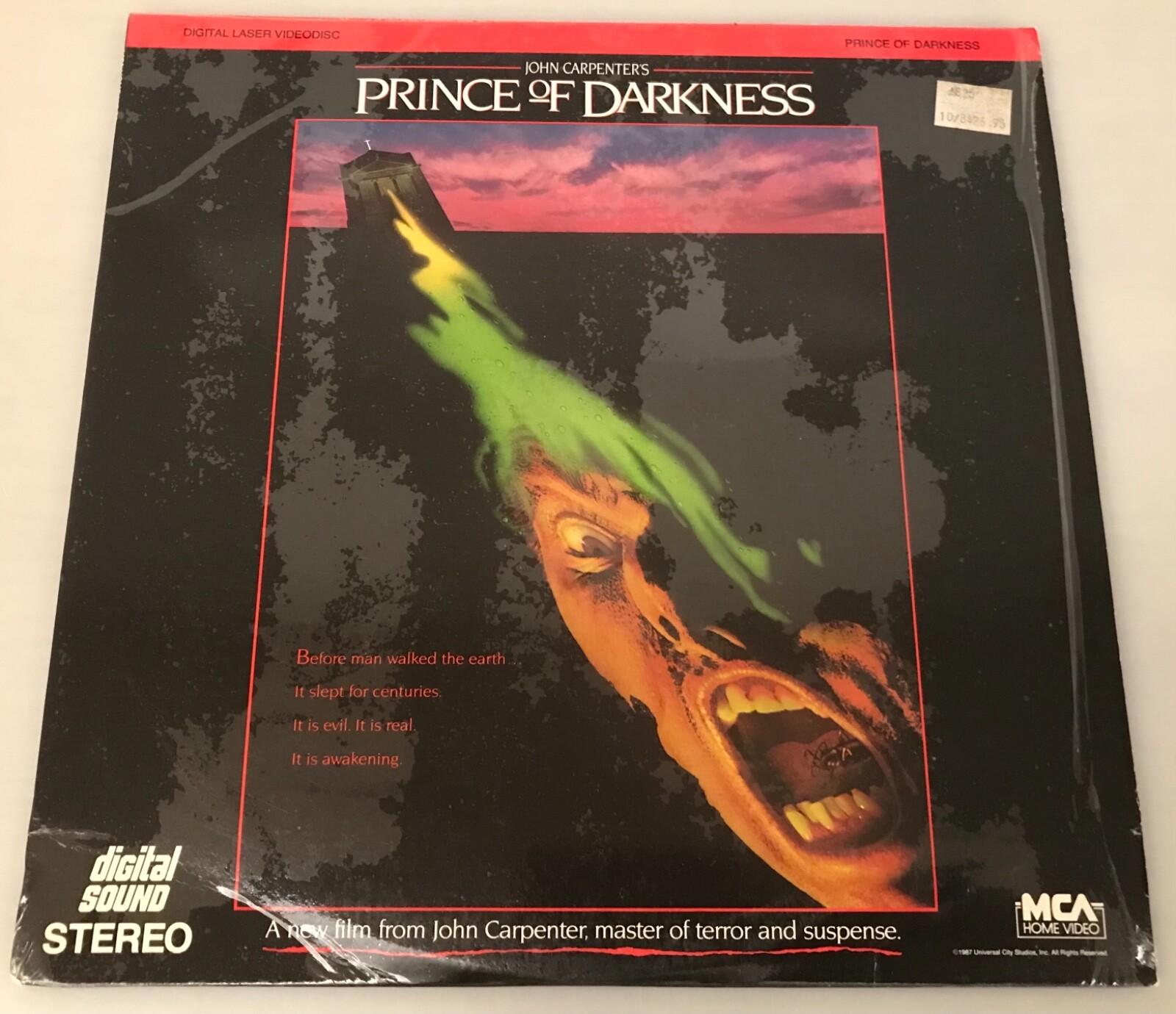 Prince Of Darkness Laserdisc HORROR LD in shrink 1987 Directed by John Carpenter