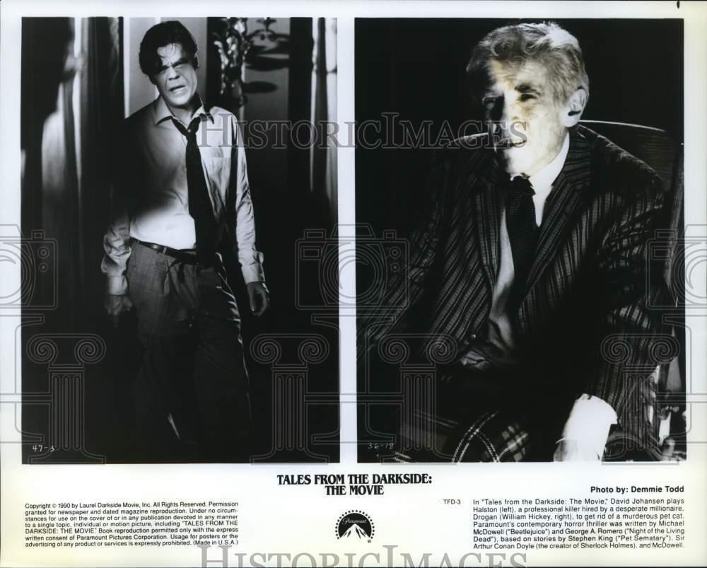 1990 Press Photo Actors in scenes from "Tales From The Darkside: The Movie"