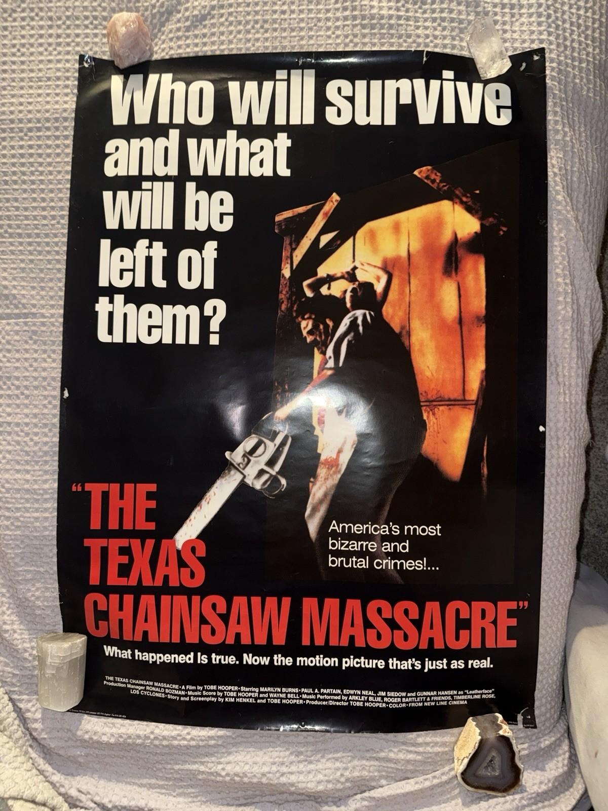 Texas Chainsaw Massacre 1974 Original One Sheet Horror Poster