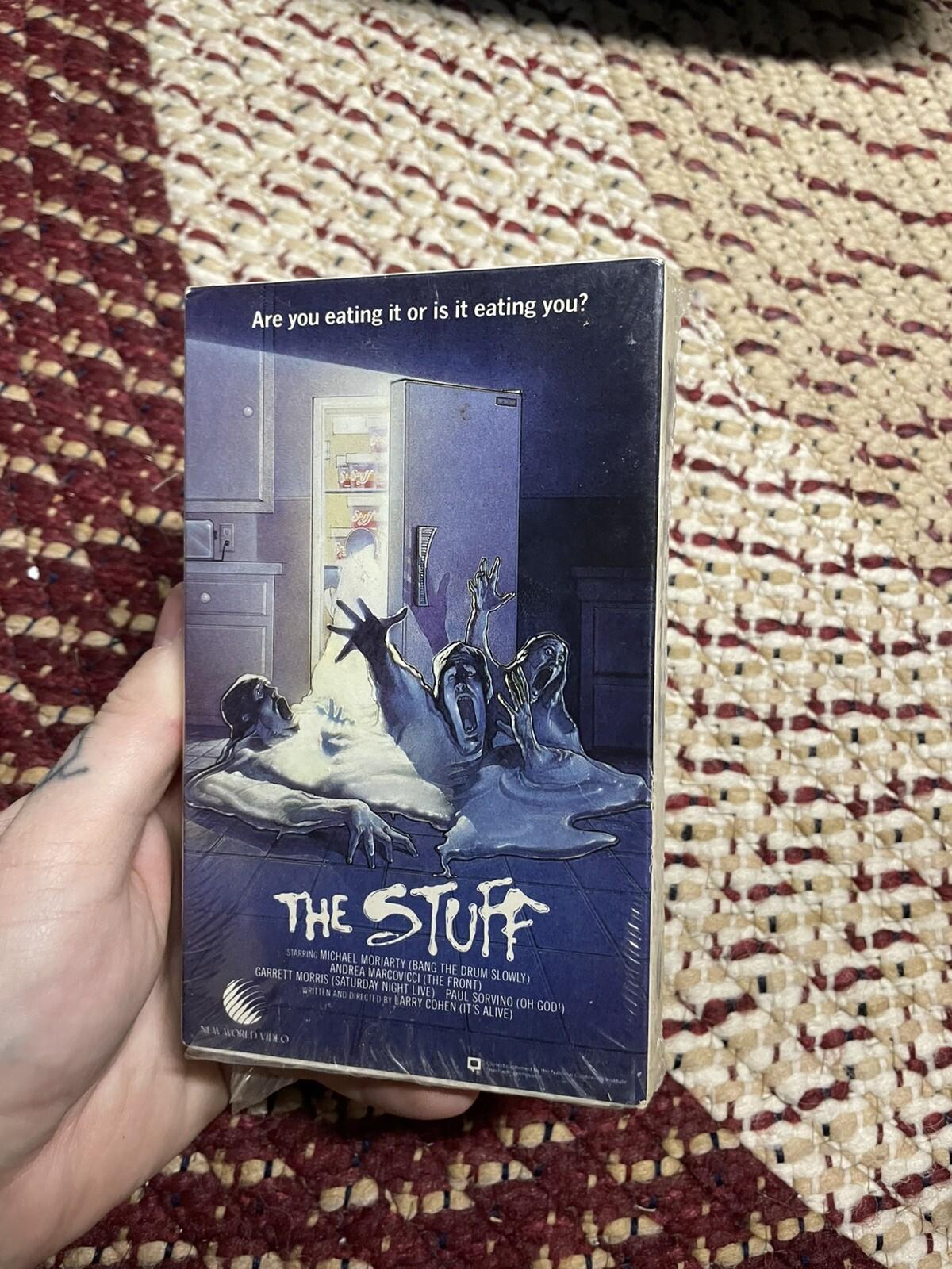 The Stuff Beta Not VHS Rare Horror New World Video