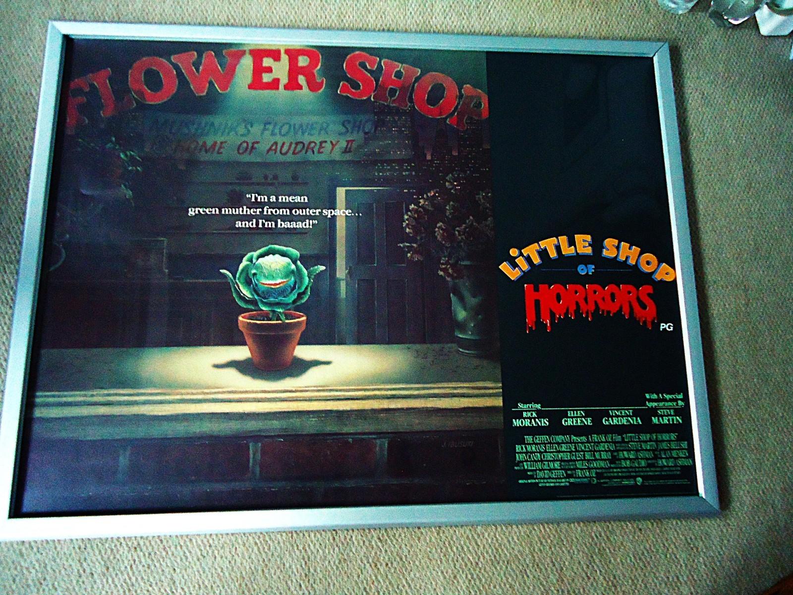 LITTLE SHOP OF HORRORS UK QUAD FILM POSTER 1986 VINTAGE 40 YRS OLD ORIGINAL GEM