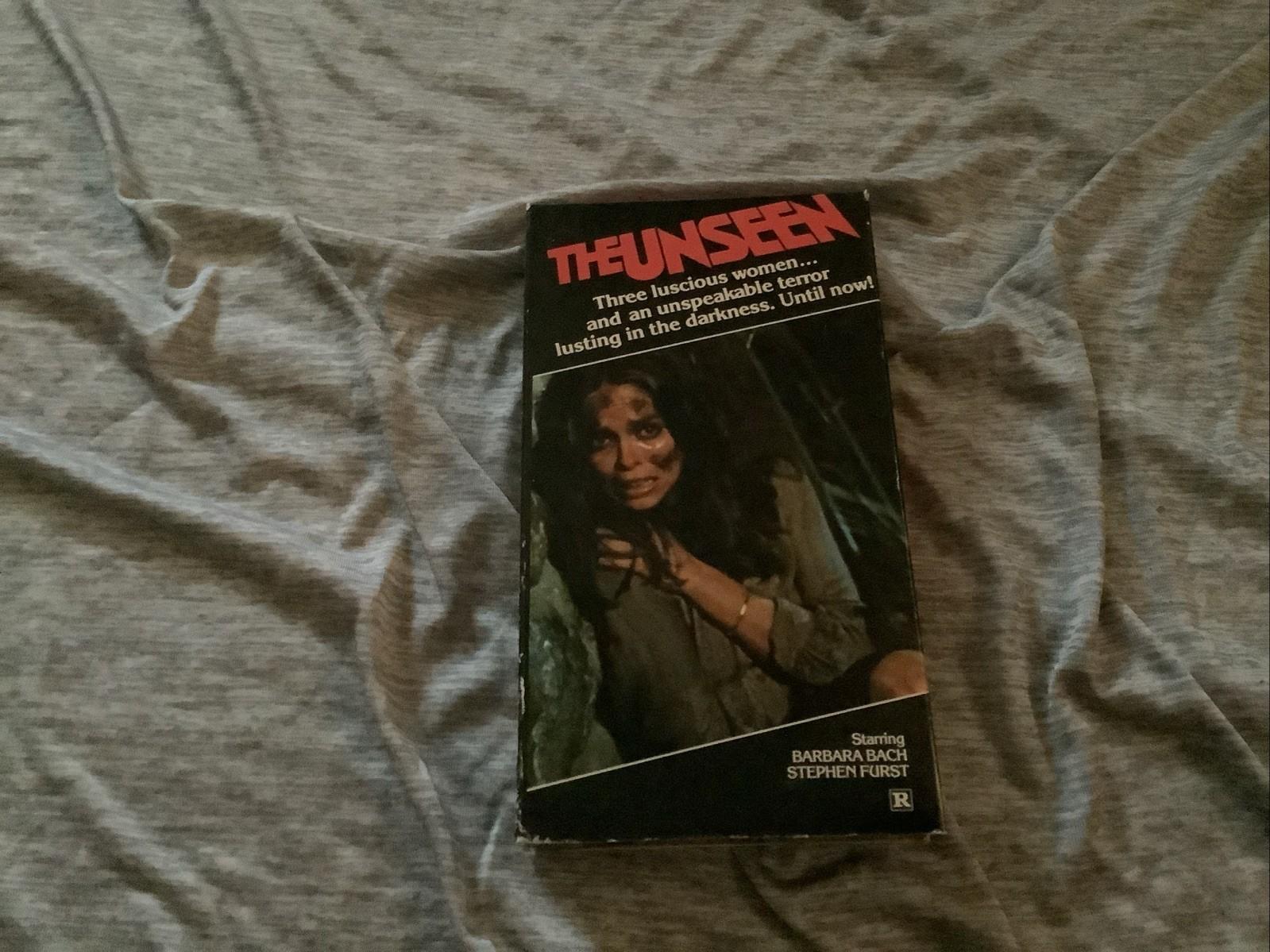 THE UNSEEN VHS 80'S HORROR THRILLER VIDAMERICA VIDEO BARBARA BACH STEPHEN FURST
